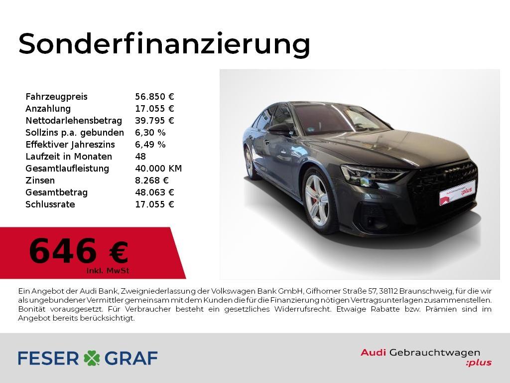 Audi A8 50 TDI 2x S Line AHKBOHUDPanoSitzbelDyn 2023
