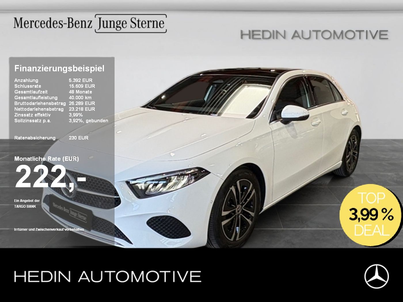 Mercedes-Benz A 180 d PROGRESSIVE|LED|PANO|KAM|SHZ|DAB