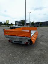 Humbaur 7,5 to Dreiseitenkipper (4x2m) + Rampenschacht - Humbaur Kipper