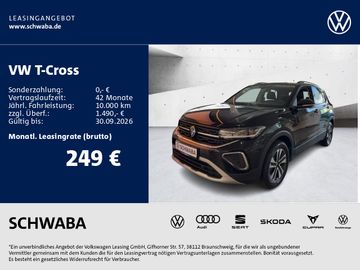 Volkswagen Leasingangebot: Volkswagen T-Cross Energy 1.5l 110KW TSI DSG *AHK*ACC*RFK*