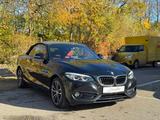 BMW 218i Cabrio Sport 17" aLED AHK Navi PDC 1. HAND - BMW mit Benzin-Antrieb: Cabrio, Schaltgetriebe