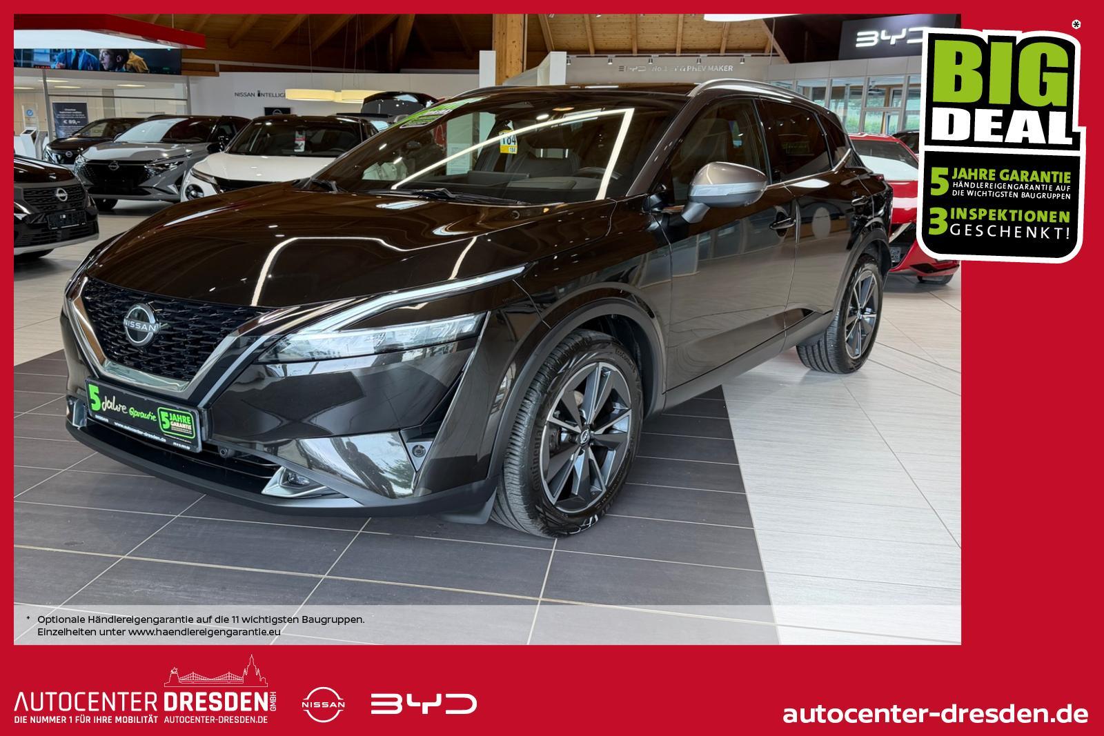Nissan Qashqai 1.3 DIG-T MHEV Tekna+ ACC+LED+Navi+Pano