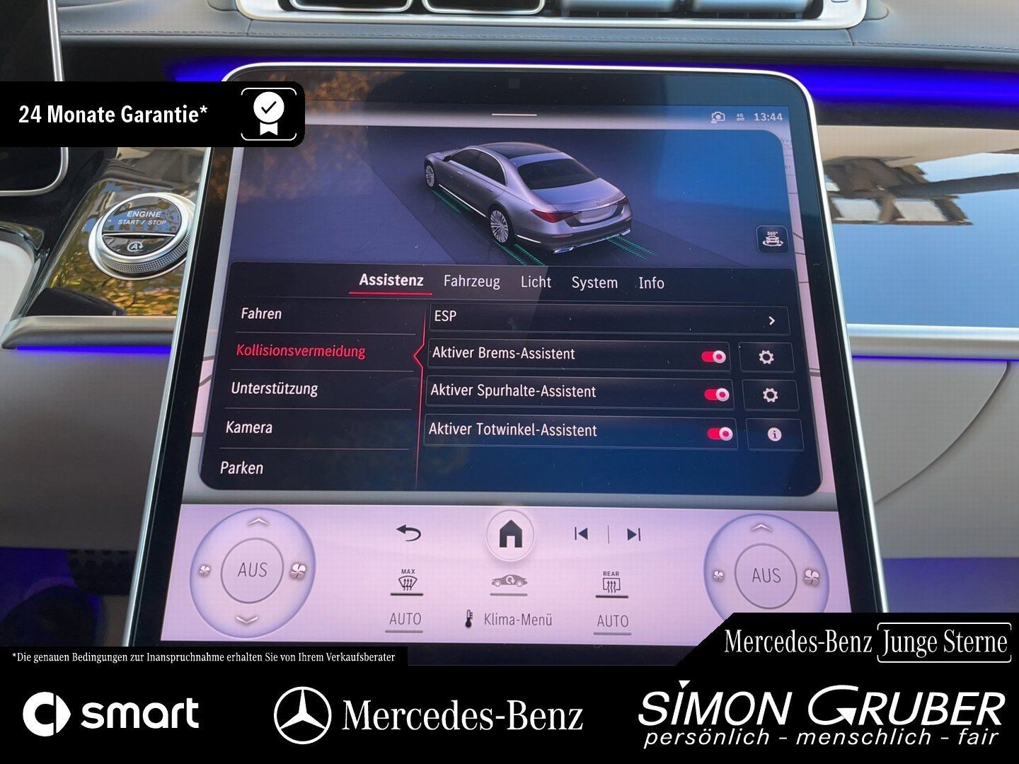 Fahrzeugabbildung Mercedes-Benz S 580 4M L AMG Exklusive Manufaktur Fondentert.