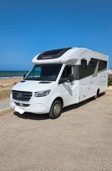 Frankia T 7400 GD Mod23 Solar, Lithium,2x Klima,Wechsel - Frankia Diesel Teilintegrierter T 7400 gd