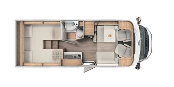 Carado V 347 PRO+ AUTOMATIK Clever-Lift Bett  NAVI SAT