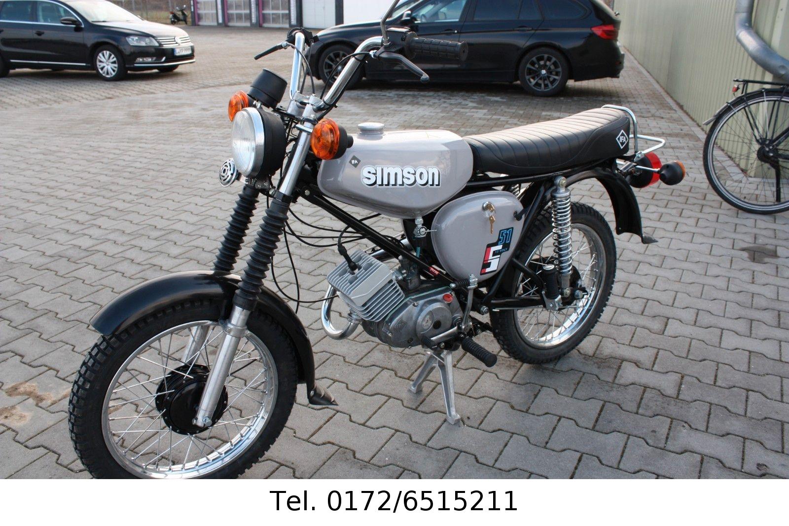 Simson S51 Neuaufbau mit Papieren
