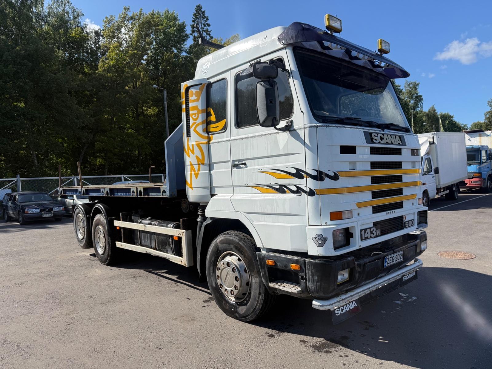 Scania R143 6x2 500 hp full steel manual