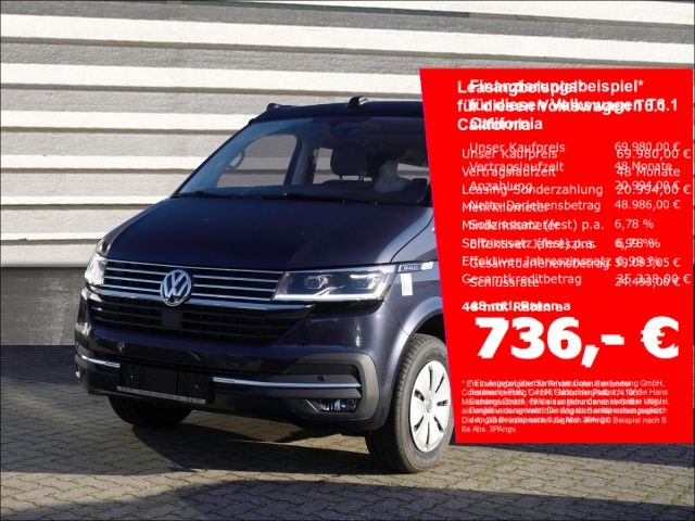 Volkswagen T6.1 California 2.0 TDI Ocean DSG Rückfahrkam.Te