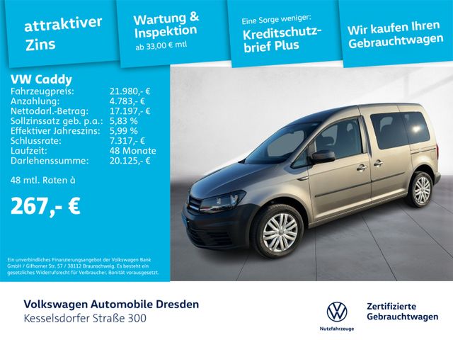 Volkswagen Caddy 2.0 TDI DSG Navi AHZV GRA PDC