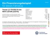 Volkswagen Touran 1,5 TSI DSG R-Line NAVI KAM ACC 7-Sitze - VW Touran Gebrauchtwagen in Osnabrück