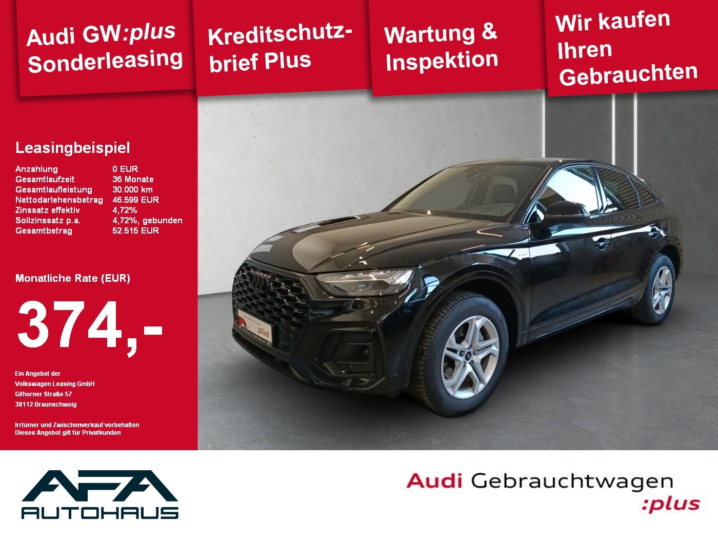 Audi Q5 Sportback 40 TFSI qu. S-Line*360°*AHK*Matrix