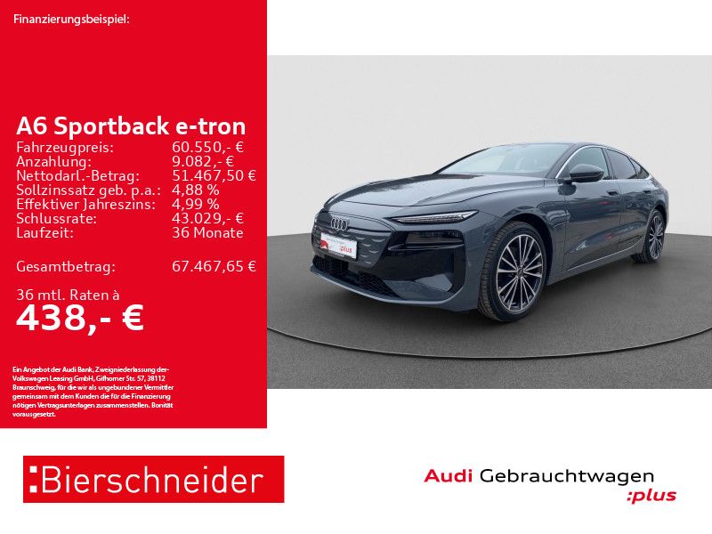 Audi A6 Sportback e-tron advanced 20 MATRIX AR-HuD B&