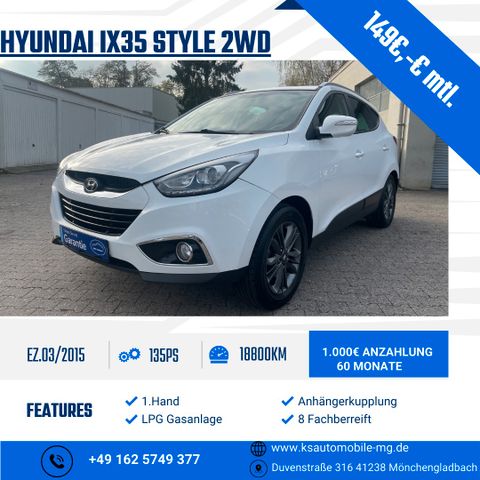 Hyundai ix35 Style 2WD*1.Hand*LPG Gasanlage*TÜV 03/2026*