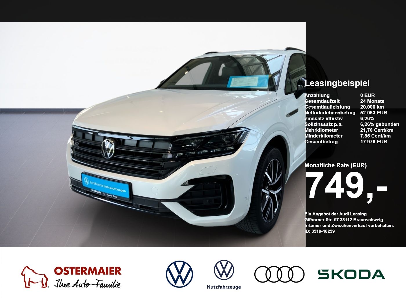 Volkswagen Touareg R-LINE BLACK STYLE 3.0TDI 286PS ACC.AHK.
