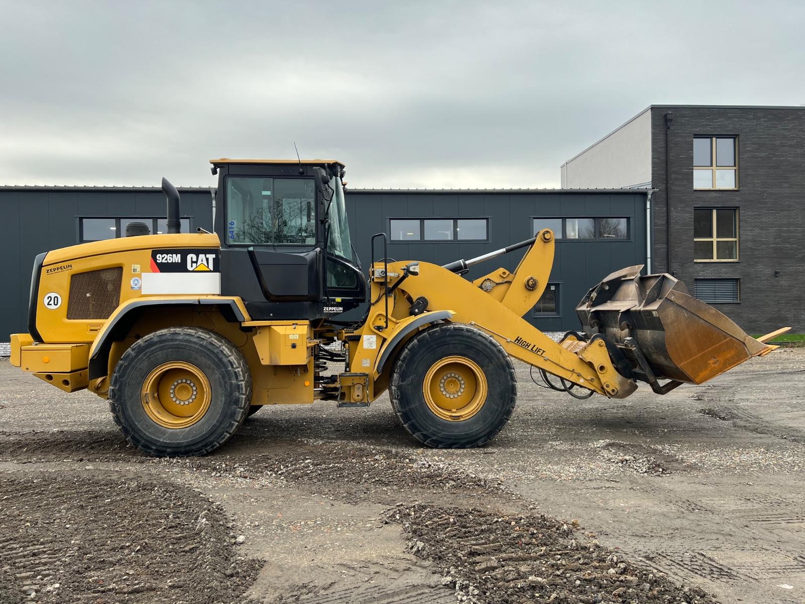 CAT 926M Waage Drucker Gabel+Schaufel High-Lift