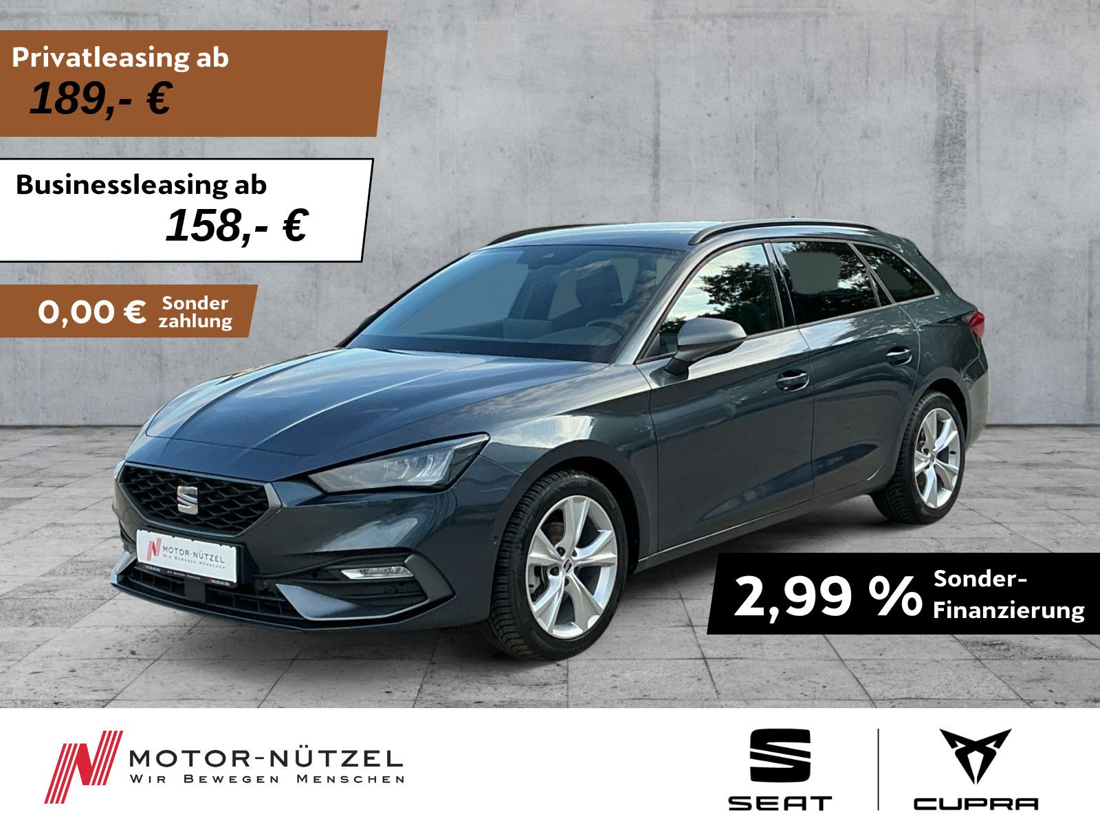 Seat Leon ST 1.5 eTSI DSG FR-LINE LED+NAV+ACC+SHZ+RFK