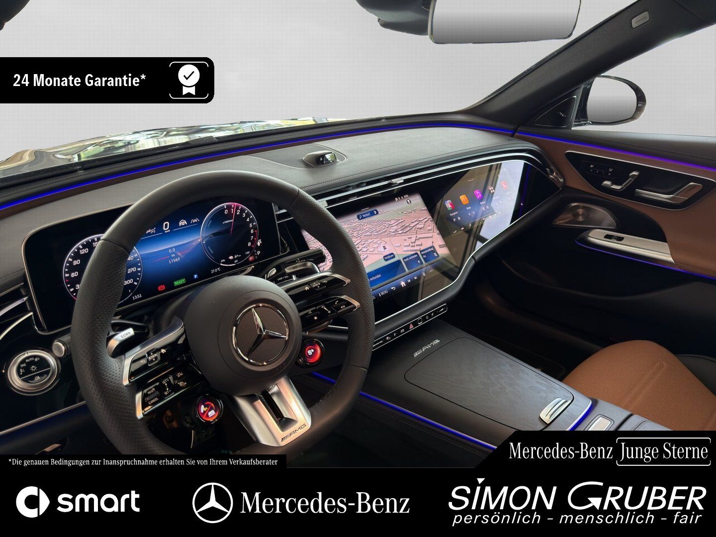 Fahrzeugabbildung Mercedes-Benz E 53 Hybrid 4M+AMG Pano Superscreen Nappa AHK