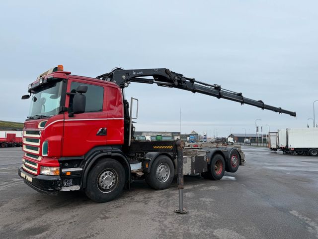 Scania R480 8x2*6 Tipper / Crane Hiab 244 EP-5 Hiduo