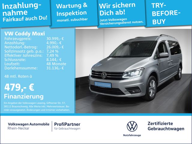 Volkswagen Caddy Maxi Kombi 2.0 TDI LR Comfortline Navi PDC