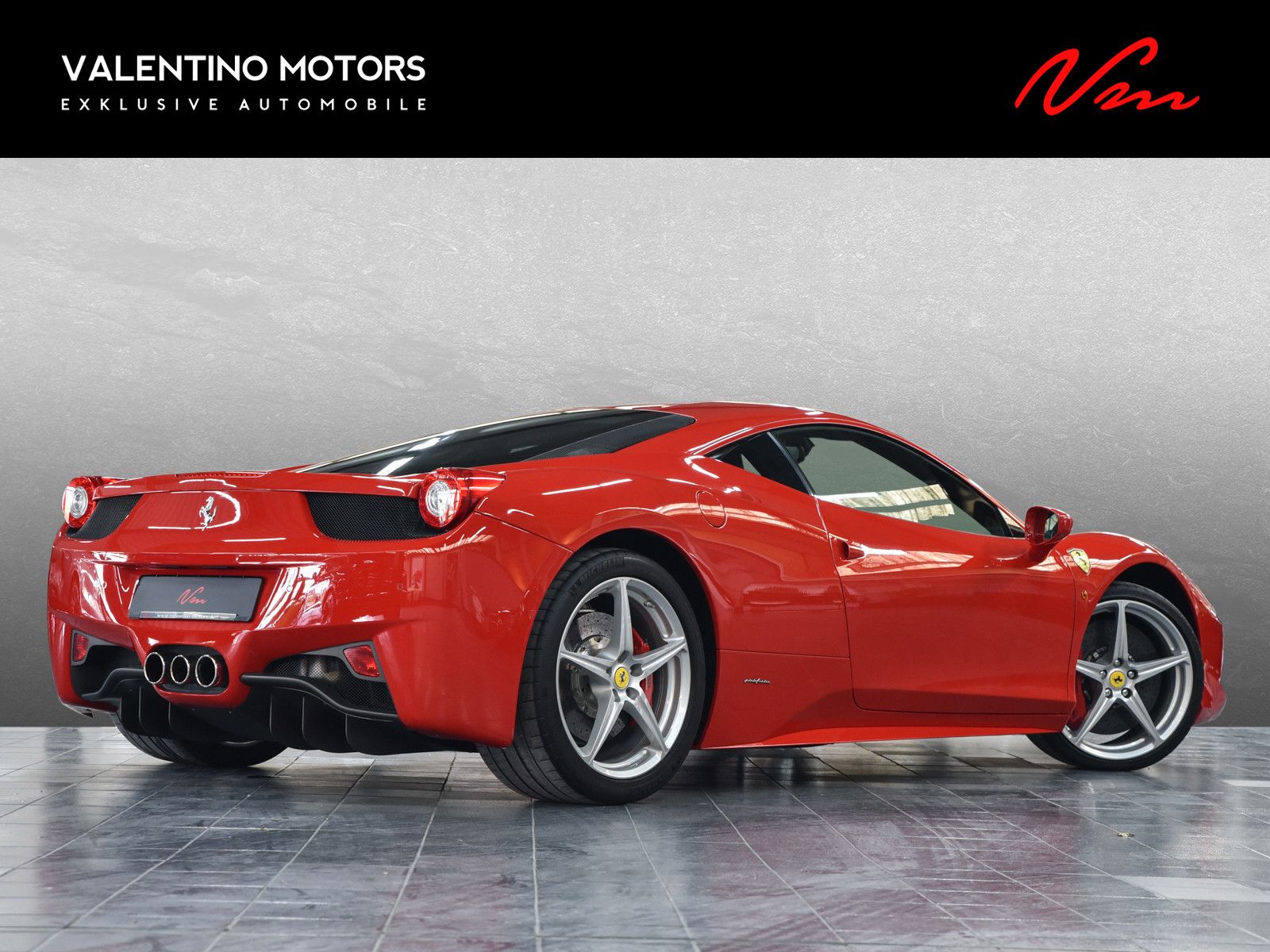 Fahrzeugabbildung Ferrari 458 Italia - LenkradCarbonLED|Parksens.vo+hi|AFS