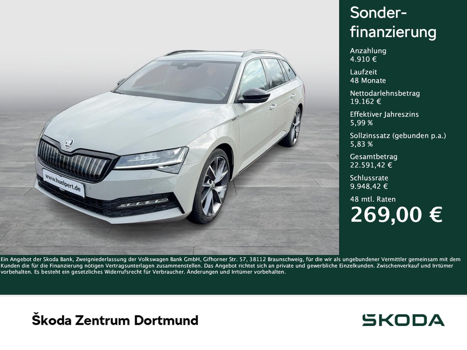Skoda Superb Combi 1.4iV SPORTLINE STANDHZ 360CAM LM19