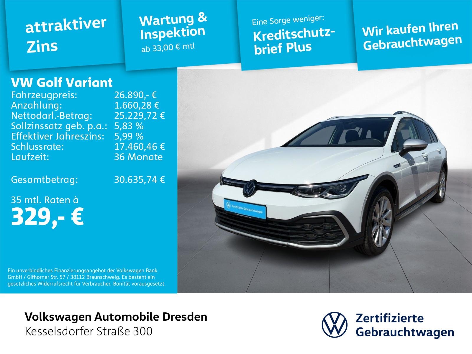 Volkswagen Golf VIII Variant Alltrack 2.0 TDI DSG 4M LED AH, миниатюра 2