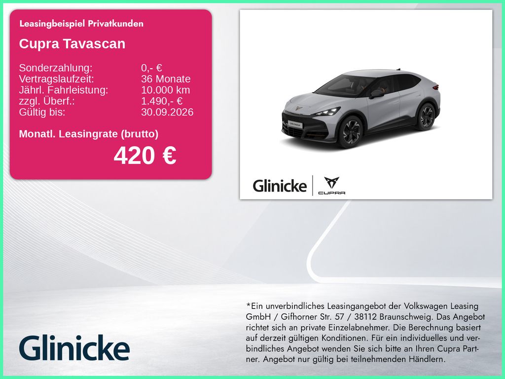 Cupra Tavascan Endurance Drive Paket Below Zero Paket