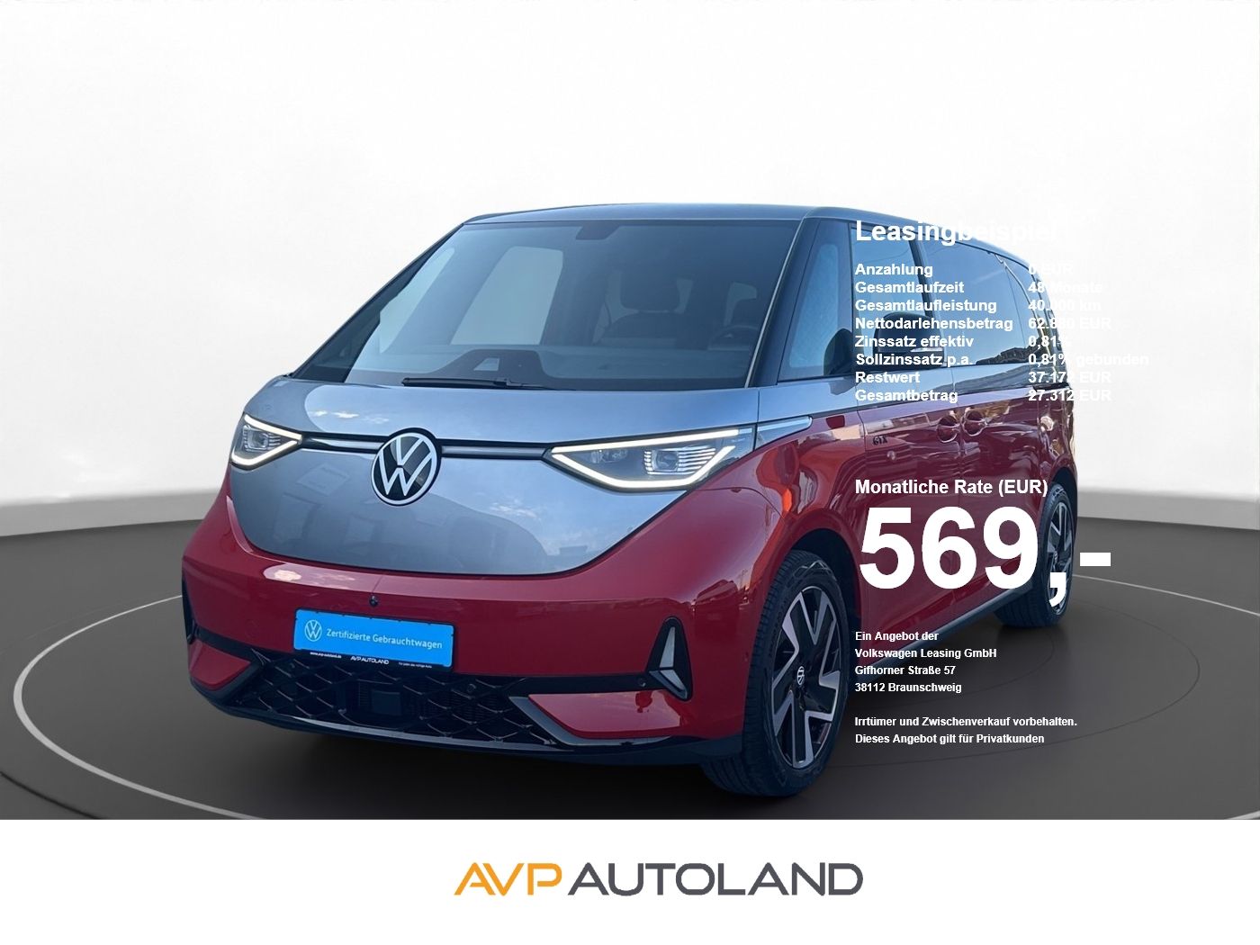 Volkswagen ID. Buzz LR lang 4MOTION GTX | AHK | HUD | NAVI
