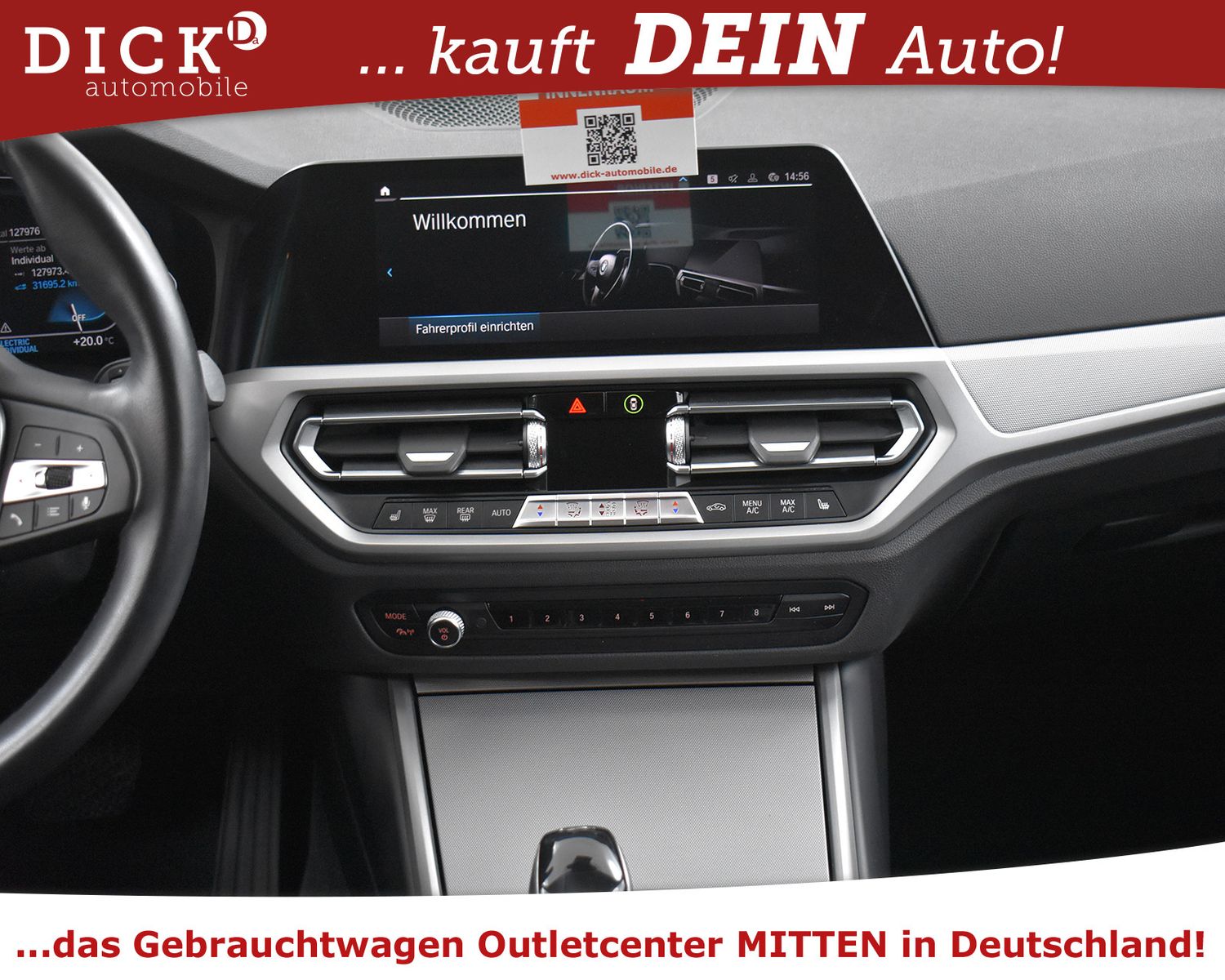 BMW 320e Aut. Advant VIRTU+PROF+LED+SHZ+DAB+TEMP+MFL - Image 14