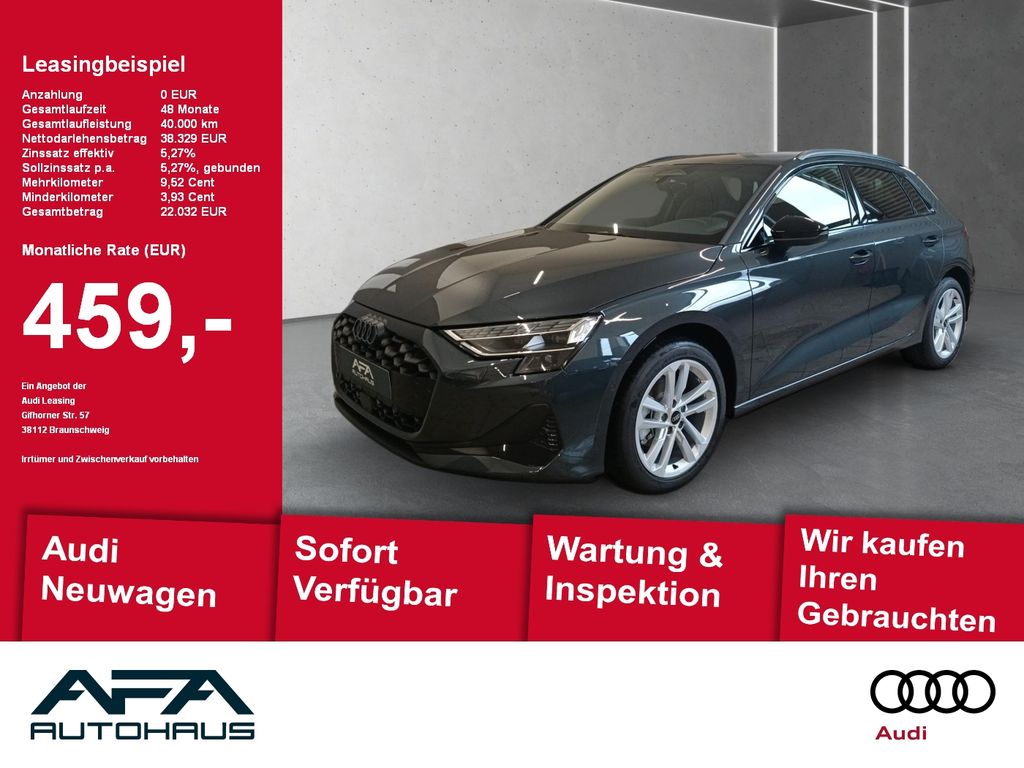 A3 Sportback advanced TFSI vorb.AHK*Navi*LED*