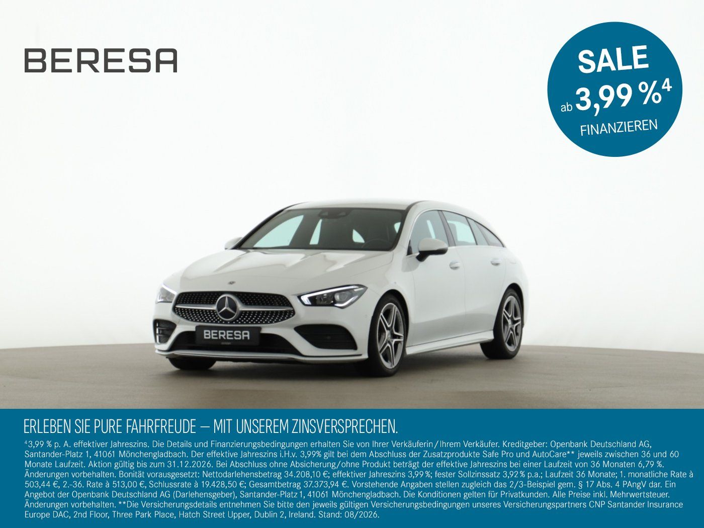 Mercedes-Benz CLA 220 d SB AMG MBUX Distronic Kamera LED Navi