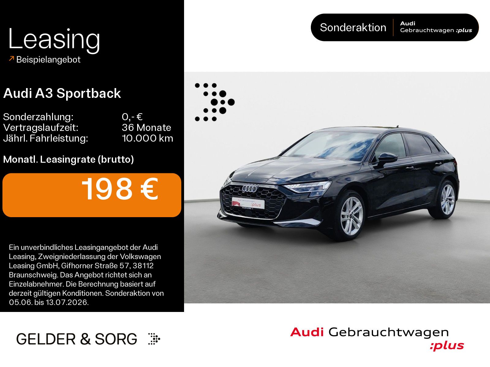 Audi A3 Sportback LED*Rückfahrkamera*ACC*Sound*