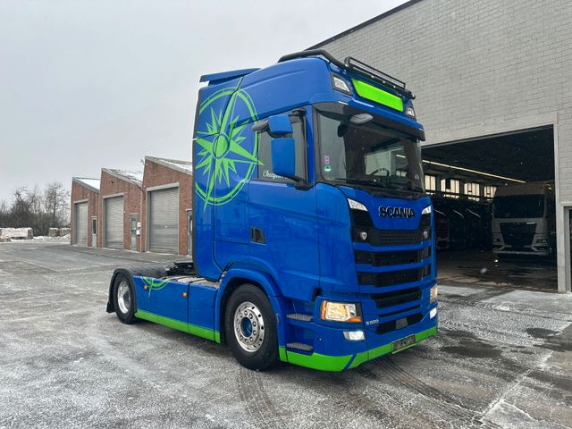 Scania S500 ACC ALU Felgen Blatt/Luft Voll Spoiler