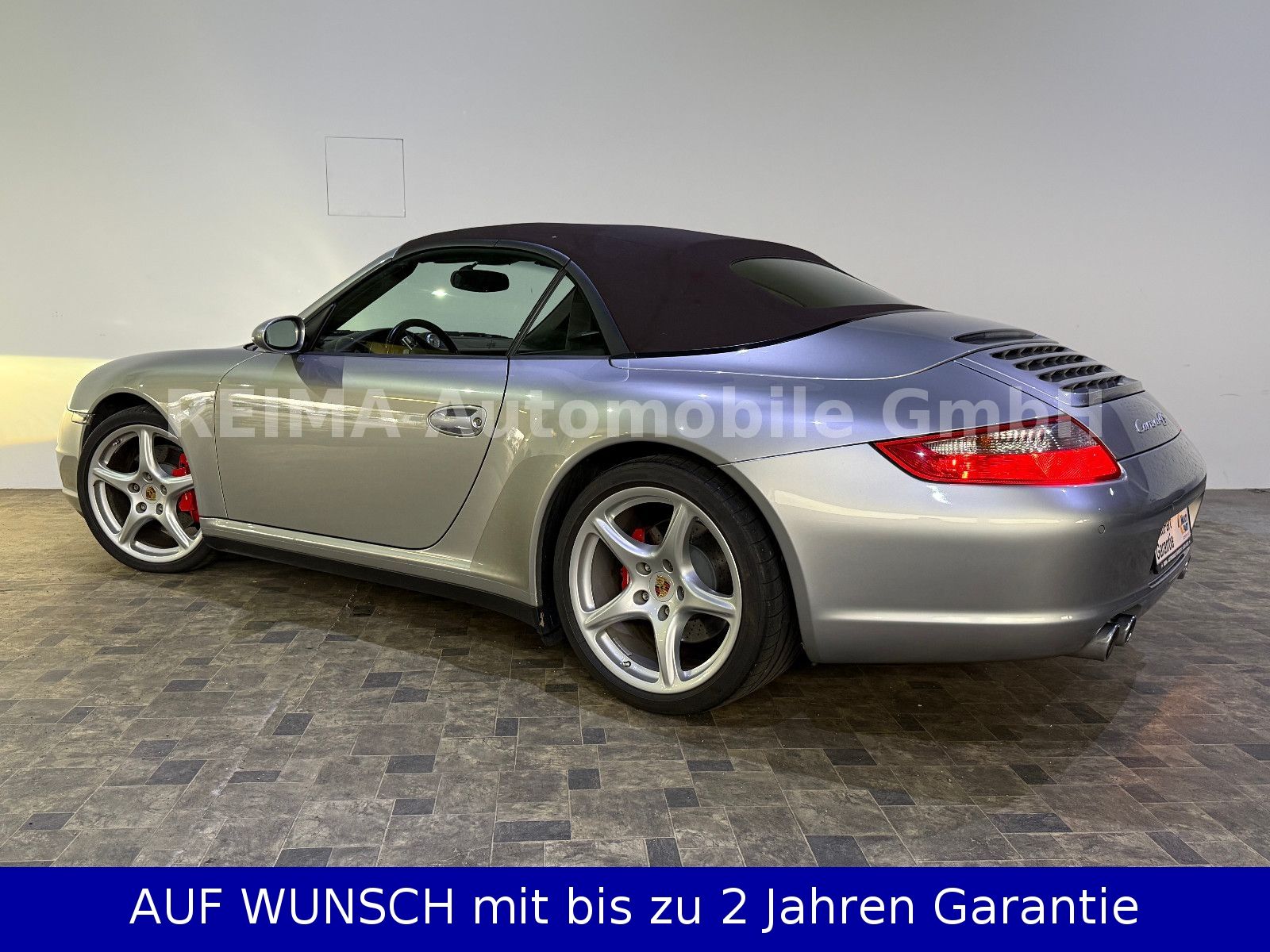 Fahrzeugabbildung Porsche 997 Carrera 4 S Cabrio, Deustche Auslieferung