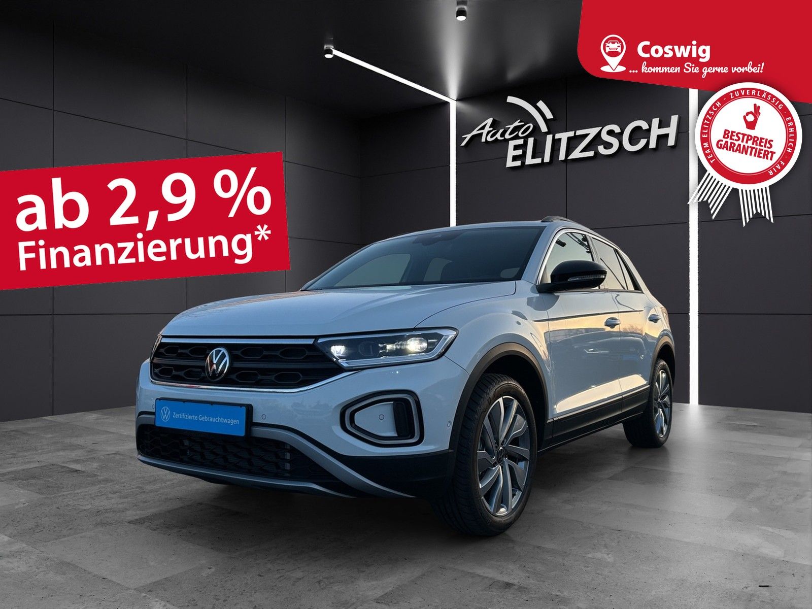 Fahrzeugabbildung Volkswagen T-Roc Goal TSI DSG LED+ Navi ACC SHZ Kamera Clim