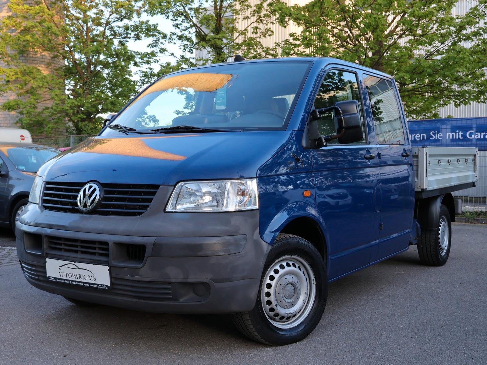 Volkswagen T5 Pritsche 2.5 TDI Doppelkabine Aut. TÜV-AHK-6S