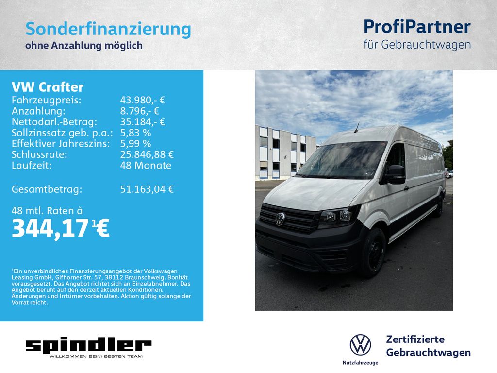 Volkswagen Crafter 35 Kasten HD/ Klima, Bluetooth, App, PDC