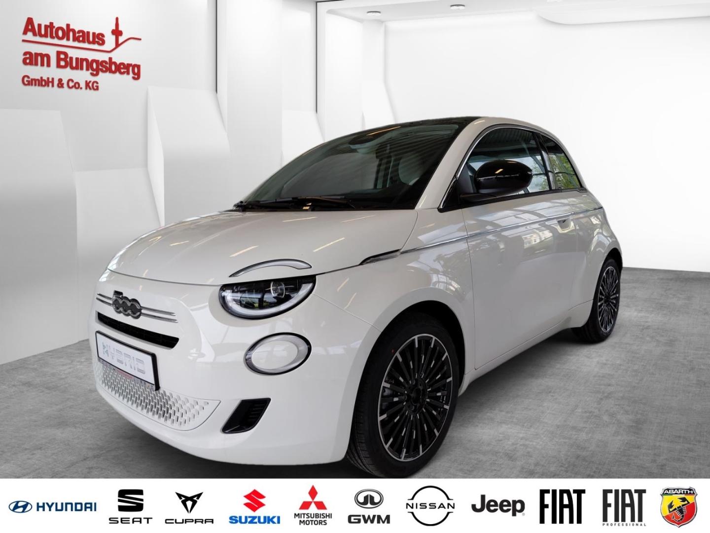 Fiat 500 1.0 Hybrid La Prima Panorama Navi Leder Digi