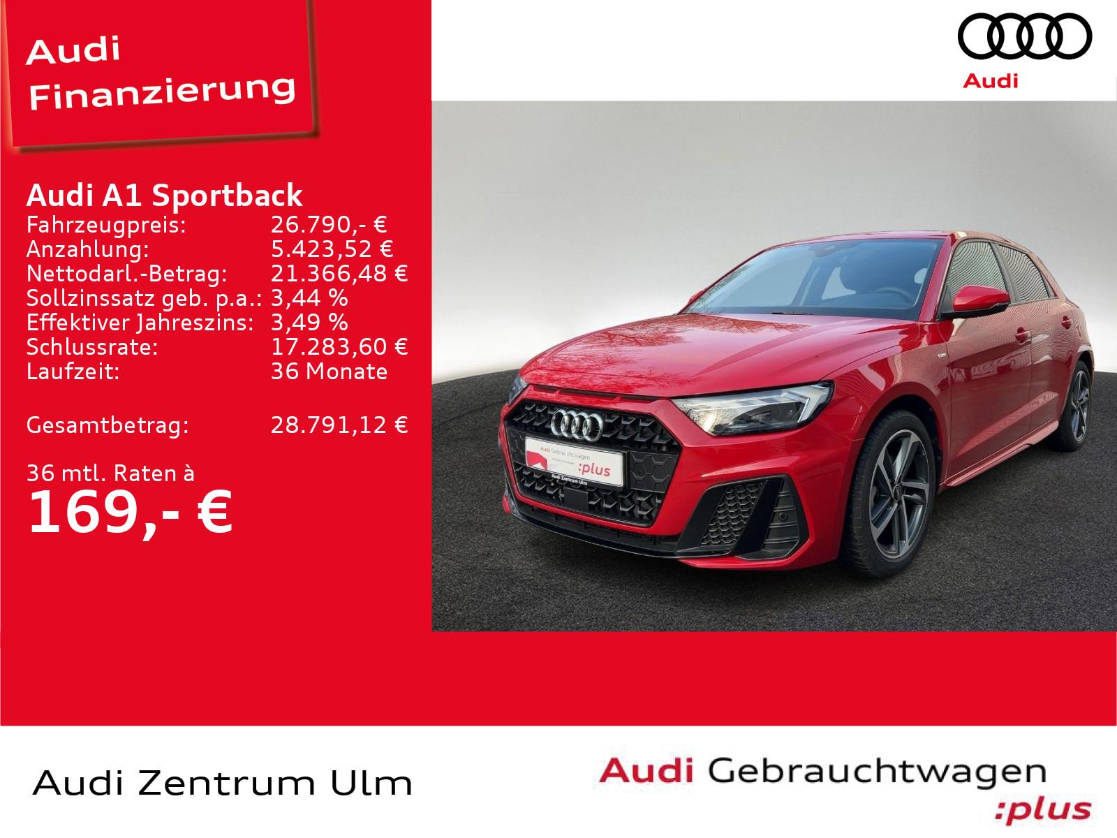 Audi A1 Sportback S-Line 30 TFSI 17 LED LEDER NAVI