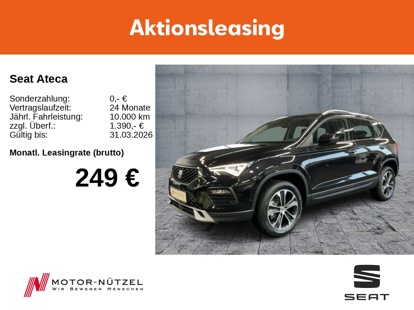 Seat Ateca 1.5 TSI ACT Style 7-Gang DSG