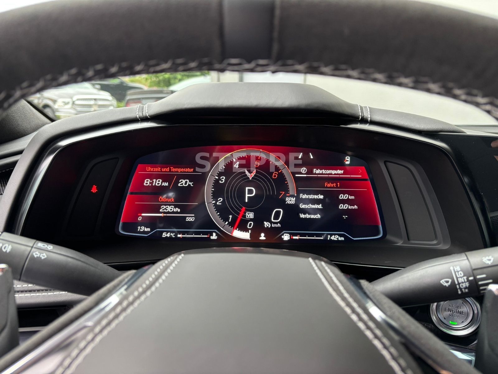 Corvette C8 Stingray Coupe 2025 3LT EUModell STEPPE