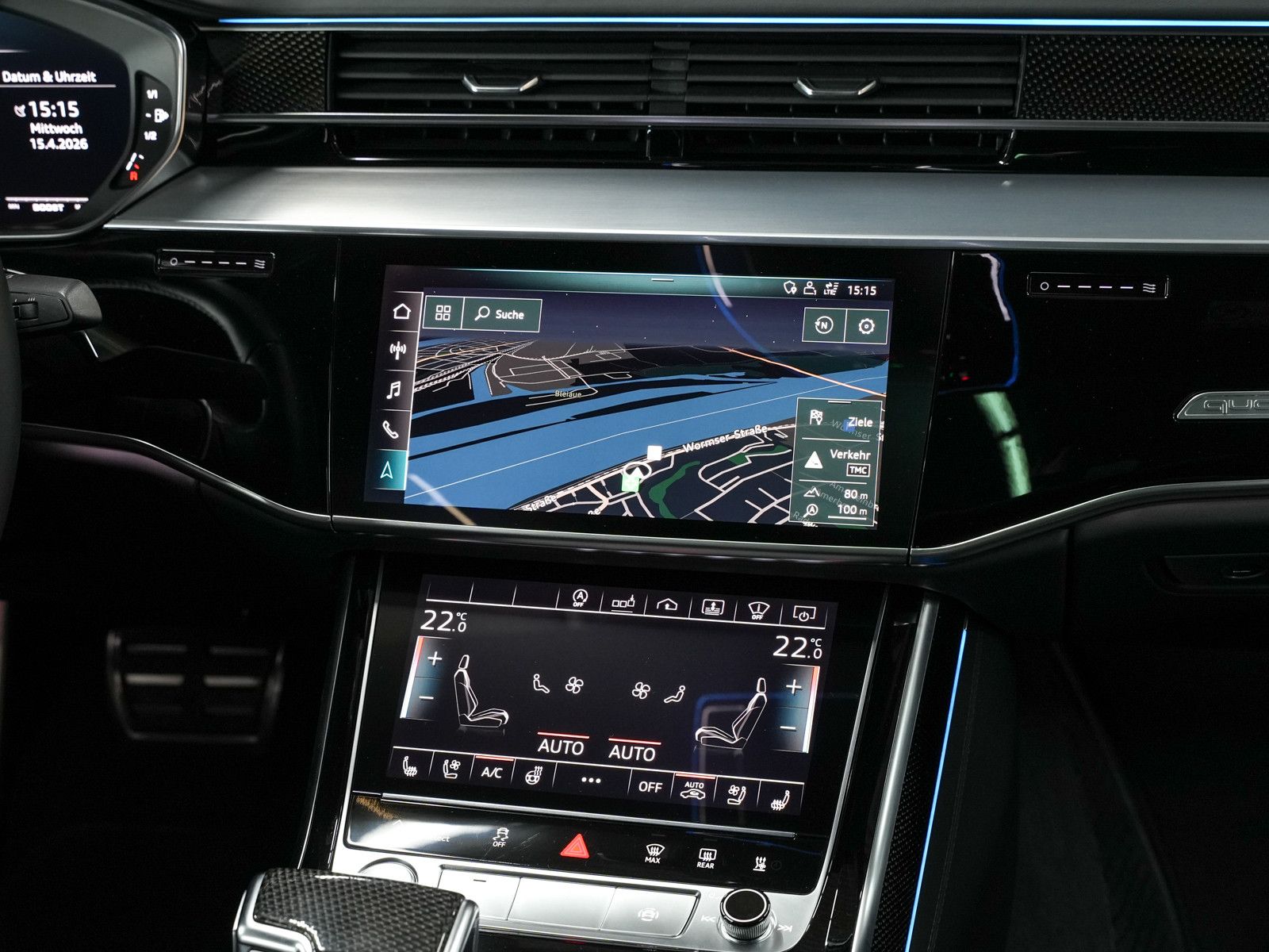Fahrzeugabbildung Audi S8 ABT 700 - Massage vo+hi | Einzelsitze im Fond