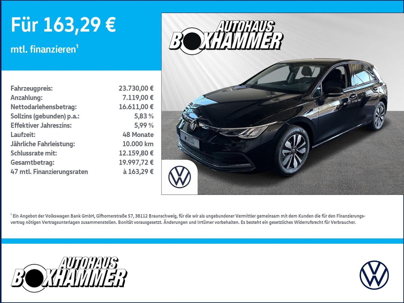 Volkswagen Golf VIII 1.5 TSI Move  NAVI+ACC+SHZ
