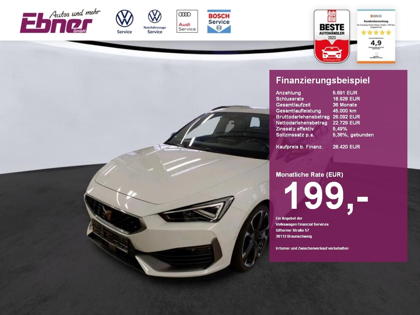 Cupra Leon Sportstourer VZ e-Hybrid 245PS PHEV DSG NP: