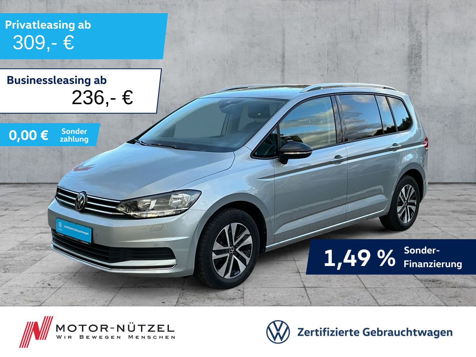 Volkswagen Touran 1.5 TSI ENERGY LED+NAVI+ACC+SHZ+7-SITZER