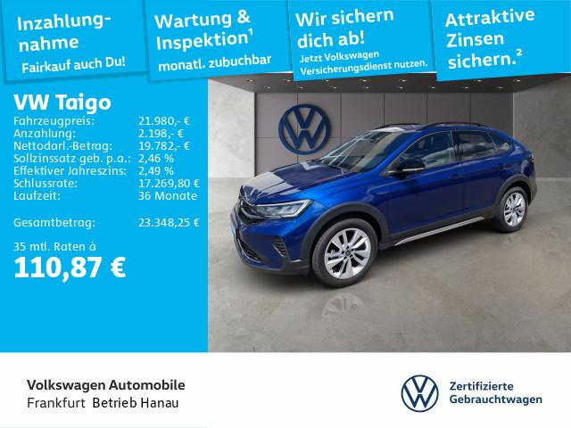 Volkswagen Taigo 1.0 TSI DSG Goal Navi Spurwechselassistent