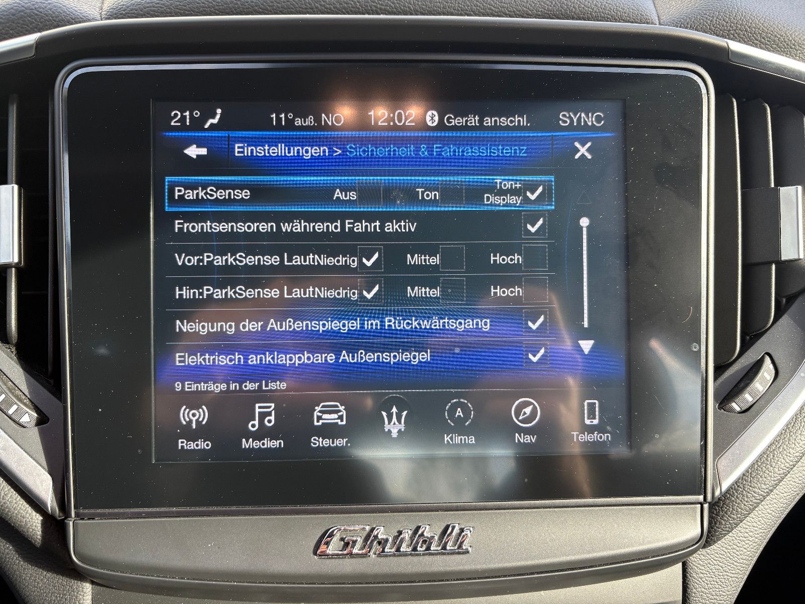 Fahrzeugabbildung Maserati Ghibli Diesel/FACELIFT/KAMERA/NEUES-MODELL