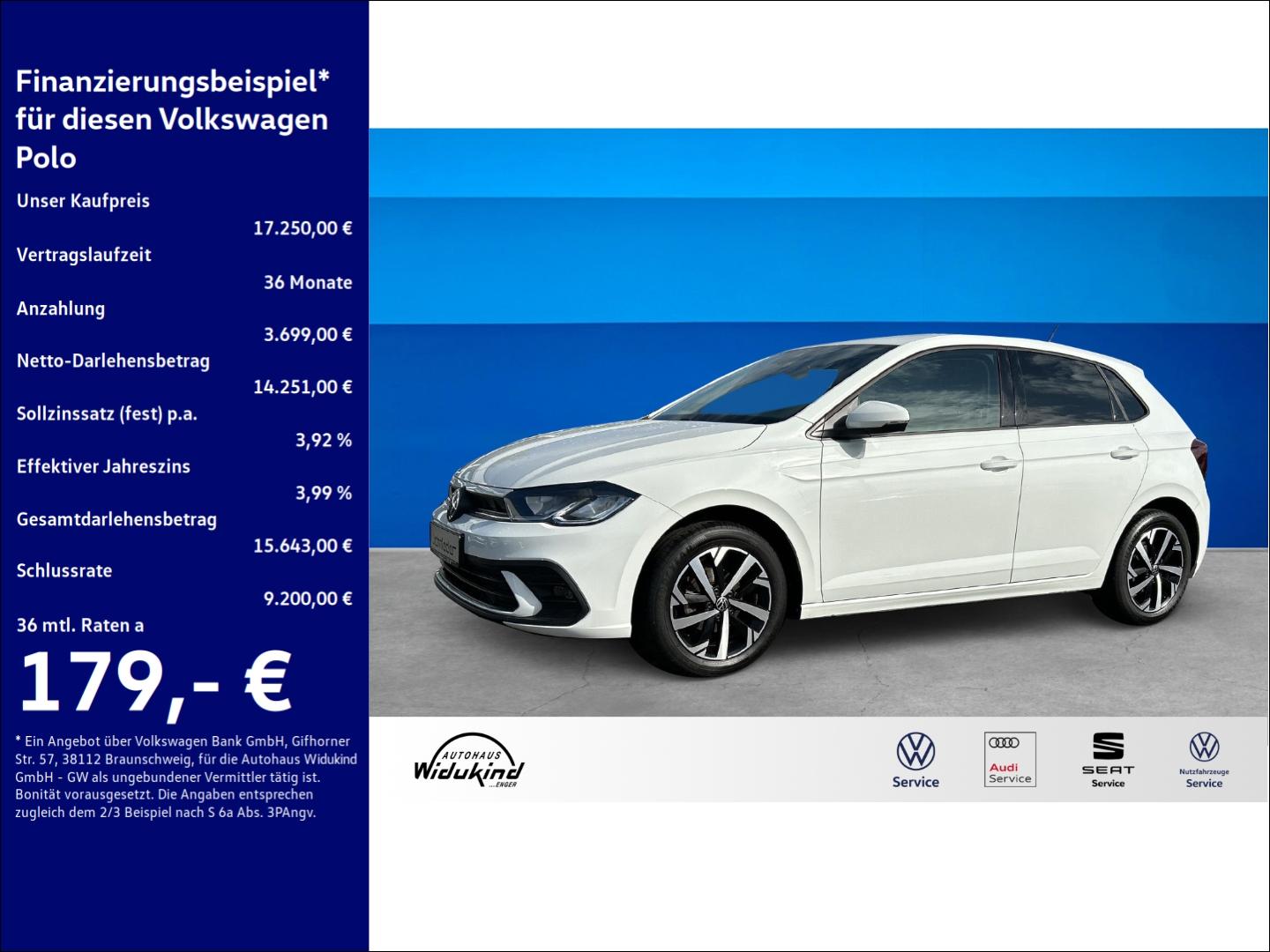 Volkswagen Polo VI 1.0 TSI Life Navi Digitales Cockpit LED 