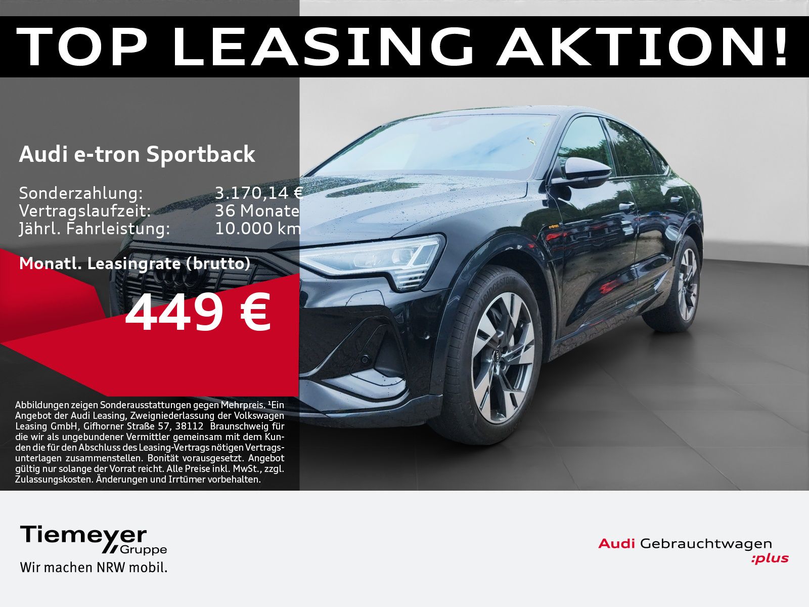 AUDI e-tron Sportback 55 Q 2x S LINE LM20 MATRIX HuD