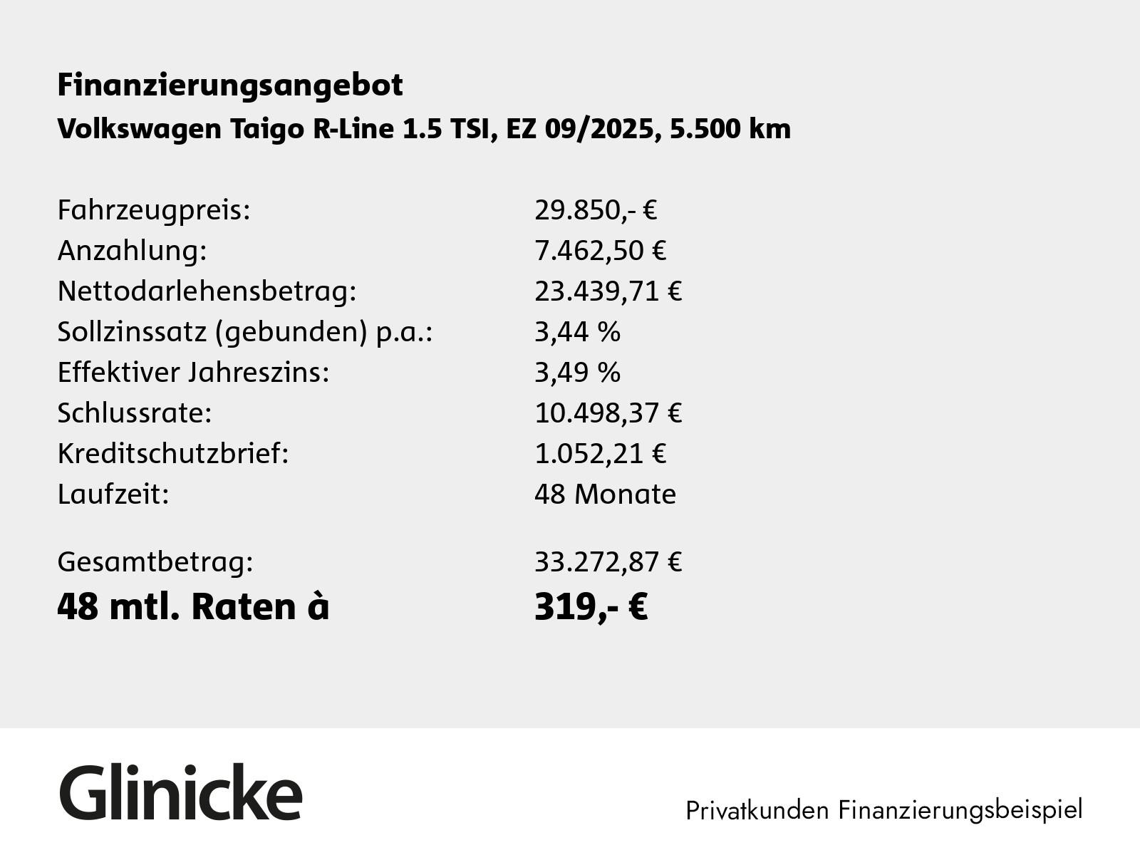 Volkswagen Taigo R-Line 1,5 l TSI 150 PS DSG | NAVI | RÜKA